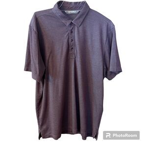 Travis Mathew Mens Size XL Purple Golf Polo Shirt